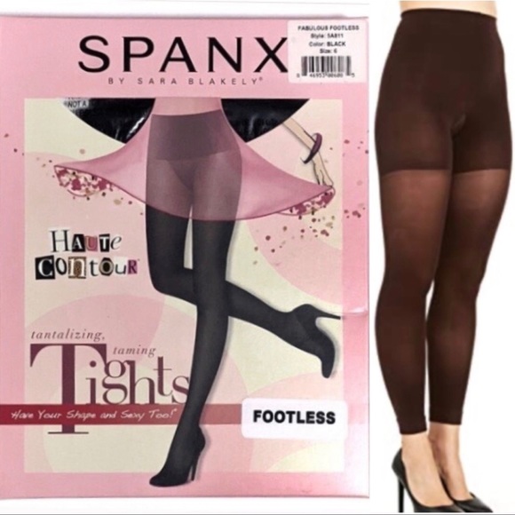 Spanx Fabulous Footless Pantyhose Size 6 - Picture 4 of 7